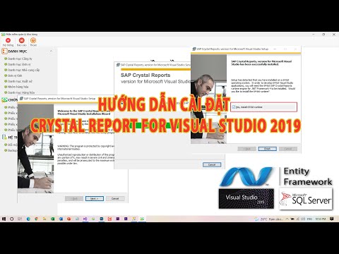 [Crystal Report For Visual Studio 2019] Hướng dẫn cài đặt Crystal Report For Visual Studio 2019