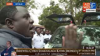 Download Lagu DRAMA AT FUNERAL of Cyrus Jirongo as Fred Gumo Issues STERN WARNING Amid the Commotion!! MP3
