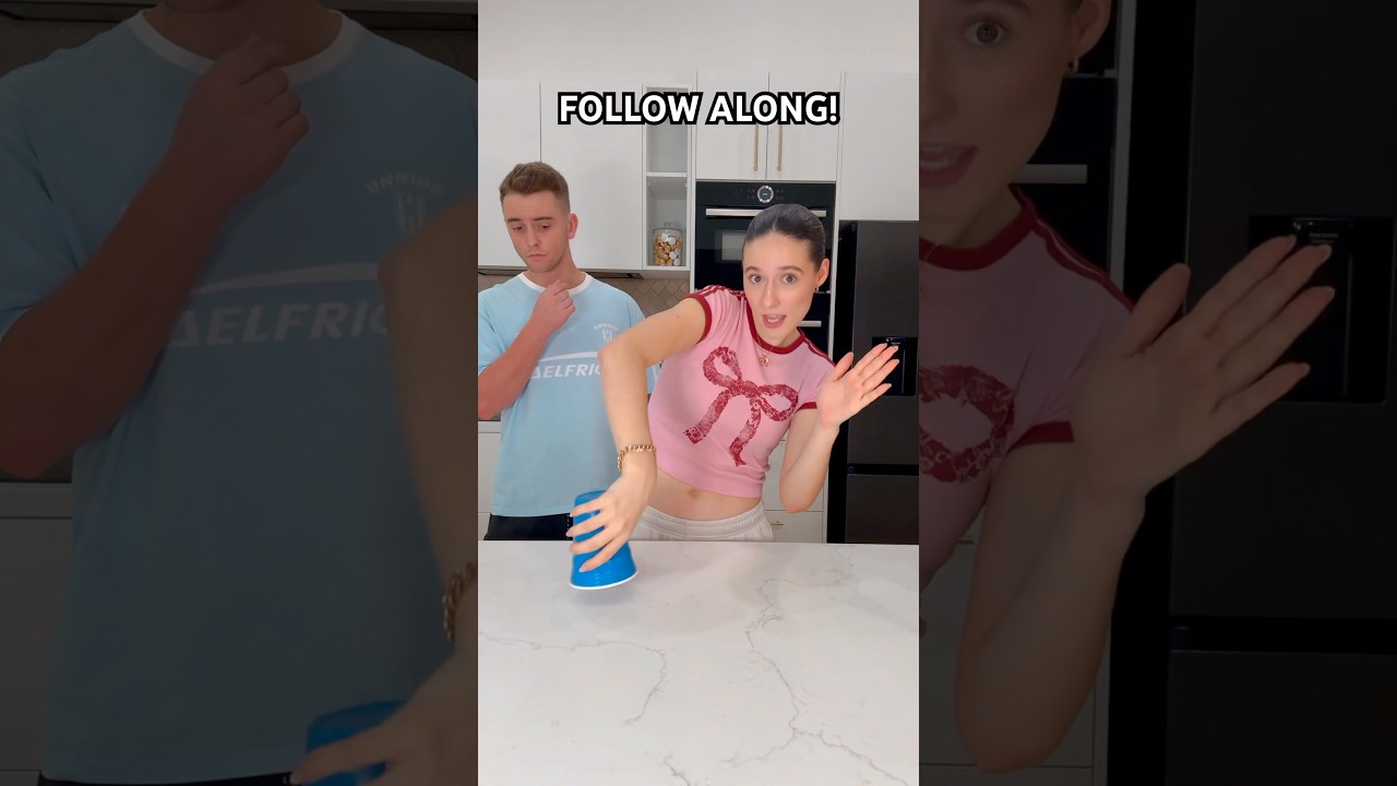 CAN YOU DO IT? 😳🤔🤣 VIRAL CUP SONG TUTORIAL? 👀 