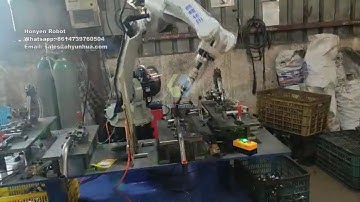Arc welding use Mig welding procession Chinese robot 6 axis manipulator