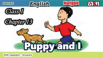 NCERT | Class 3 | English | Chapter 13 | Puppy and I
