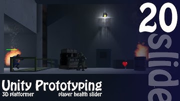 Making Your First Game: Unity 3D Zombie Shooter Platformer - Health Slider