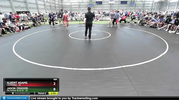 160 Lbs Round 2 (8 Team) - Albert Adams, Californi...