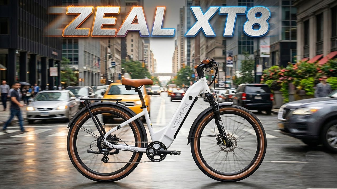 Watch Ride Electric Reviews' VTUVIA Zeal XT8 overview on YouTube