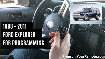How To Program A Ford Explorer Remote Key Fob 1998 - 2011