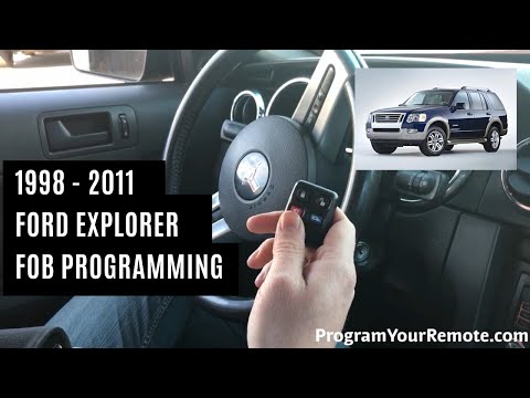 How To Program A Ford Explorer Remote Key Fob 1998 - 2011