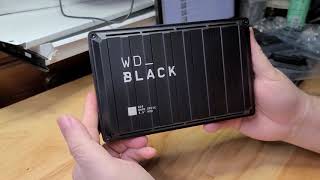 Western Digital Black D10 8TB External Hard Drive Unboxing & PlayStation 5 Setup