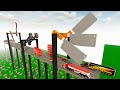Cars vs Spinning Cleaver Knife, Tomahawk AXE, Giant Hammers 💥 | Teardown
