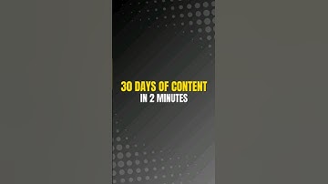 Chatgpt Challenge: Creating 30 Days Of Content In Just 2 Minutes! #chatgpt #chatgpt4 #aitools #ai