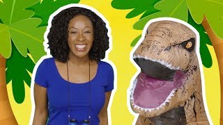 dinosaur stomp pretend play dance party mother goose club playhouse kids video