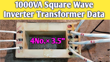 1000VA Square Wave Inverter Transformer Data || 1000VA Inverter Transformer || Electronical Vikash