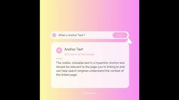 Anchor Text: Master Your SEO Game with This Key Element  #DigitalMarketing #SEOTips #ContentStrategy