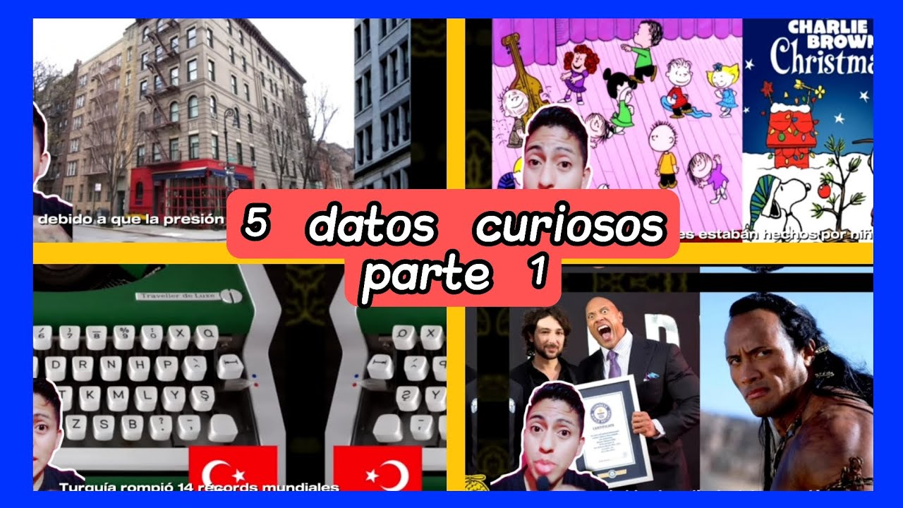 5 datos curiosos parte 1 - YouTube