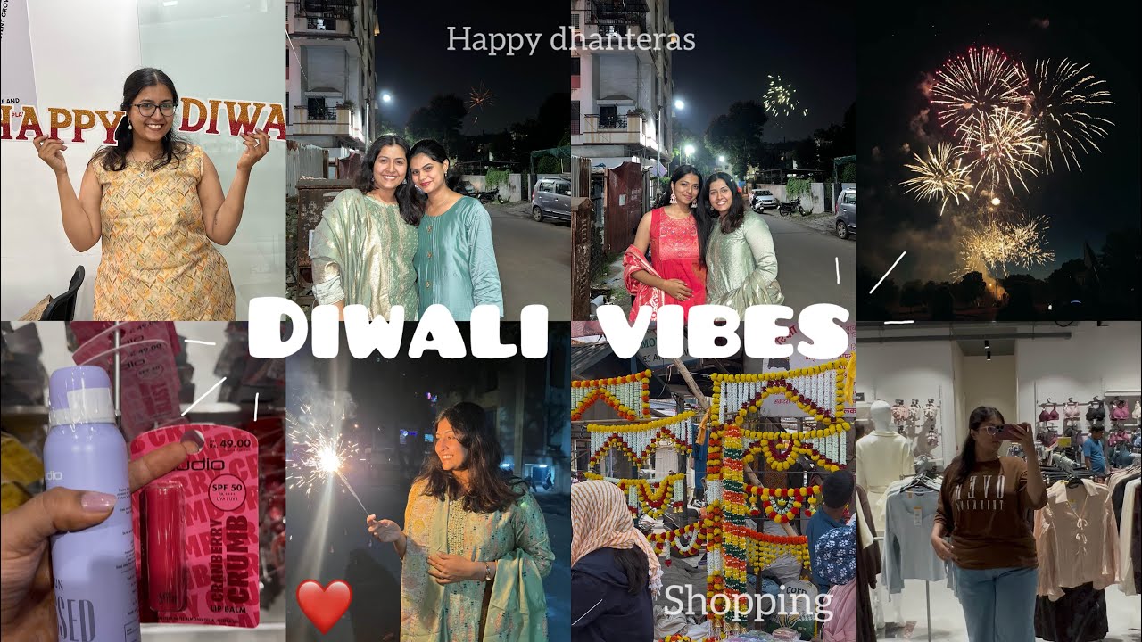 Diwali Diaries | From Dhanteras Hustle to Firework Nights❤️|| vlog 15|| VishuVerse