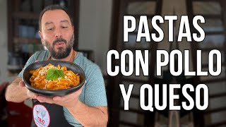 ¡¿Pastas con Pollo y Queso en minutos?! | Receta Fácil