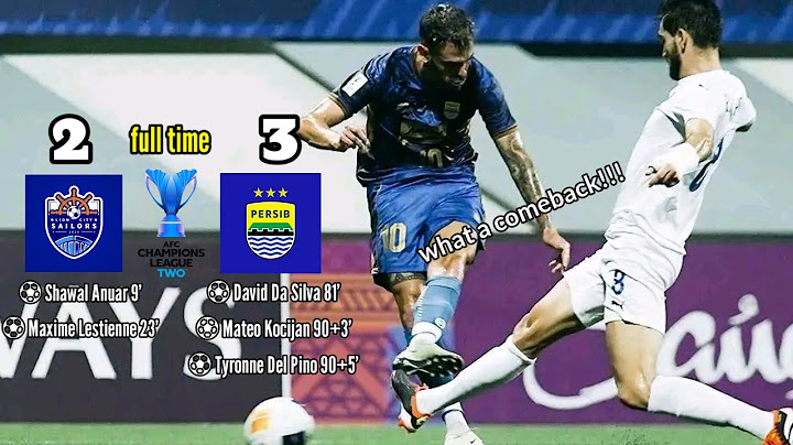 Highlights Lions City Sailor 🇸🇬 vs Persib🇮🇩 | english commentary | afc Champions League 2