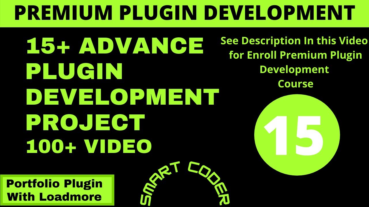 WordPress Premium Plugin Development Tutorials Bangla #15 portfolio plugin with loadmore