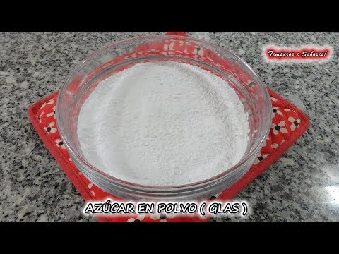 Video: Cómo Usar Azúcar En Polvo