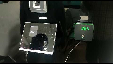 SlikBio - 101TC with TDM95E Temperature Detection System with face based Time and Attendance system