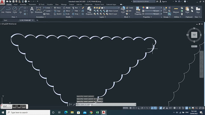 Vẽ đám mây hình chữ nhật trong CAD