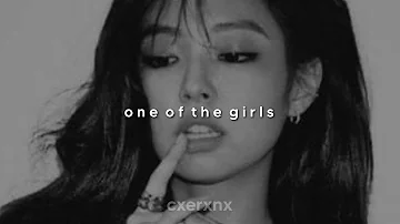 the weeknd, jennie & lily rose depp - one of the girls (sped up + reverb)