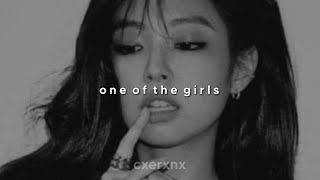 the weeknd, jennie & lily rose depp - one of the girls (sped up   reverb)