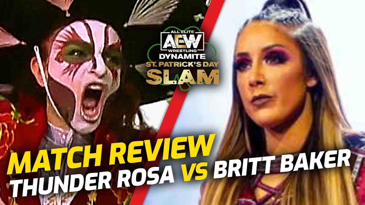 Thunder Rosa Vs Britt Baker Steel Cage Match Review And Reaction Rewind