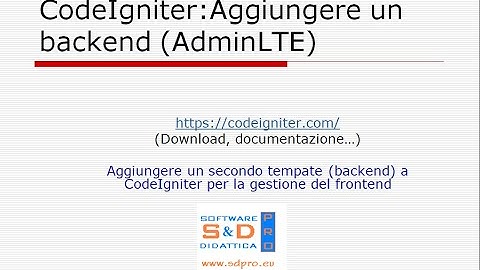 07 CodeIgniter-Backend template (AdminLTE) Tutorial