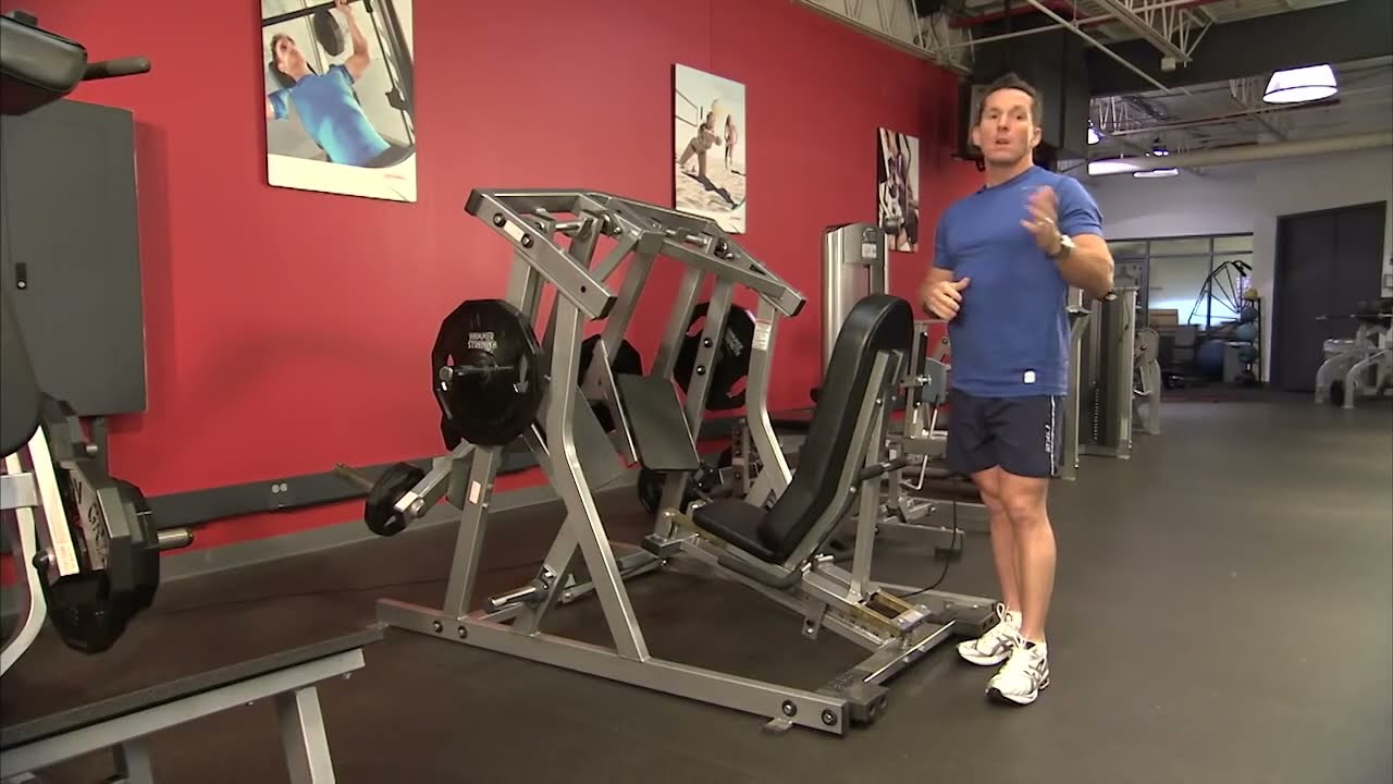 How to use Hammer Strength Plate Loaded UL Leg Press YouTube