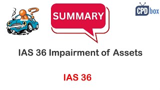 IAS 36 Impairment of Assets  Summary 2021