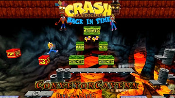 Crash Bandicoot - Back In Time Fan Game: Custom Level: Convey Or Cavern By BlazeMan