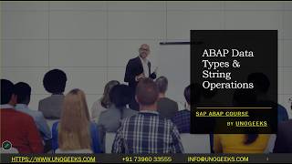 SAP ABAP Training | ABAP Data Types & String Operations