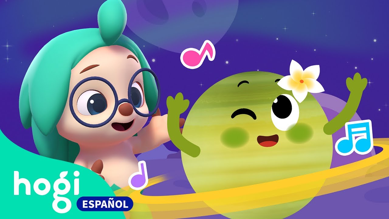 ⁣Baile del Hula Saturno | Exploremos el Espacio | Dibujo Animado para niños | Hogi en español