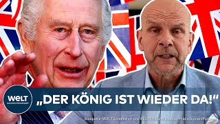 LONDON: "Hat Händchen gehalten mit Krebspatienten!" Krebskranker König Charles besucht Krankenhaus!