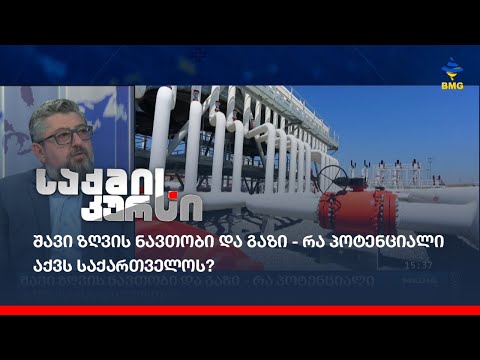 შავი ზღვის ნავთობი და გაზი - რა პოტენციალი აქვს საქართველოს?