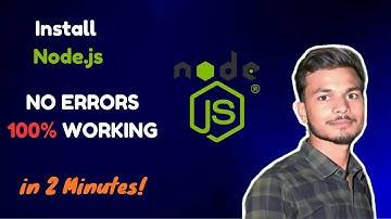 Install Node.js + NPM in 2 Minutes | 100% Working | Complete Beginner Guide (2025)