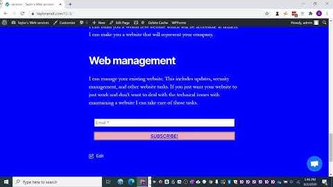 important update about company and new website changes