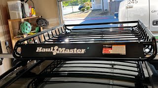 Harbor freight cargo basket and roof rails initial impressions.  Is it a good value or junk?