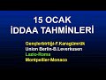 20 Haziran Cumartesi İddaa Tahminleri Kuponlar Yorum ...