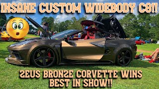 Custom Widebody C8 Is AMAZING! Zeus Bronze C8 Wins Best In Show!! by JamesAtkinsTv 2,077 views 9 months ago 9 minutes, 8 seconds