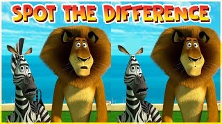 Madagascar | Spot The Difference | Fun Game For Kids