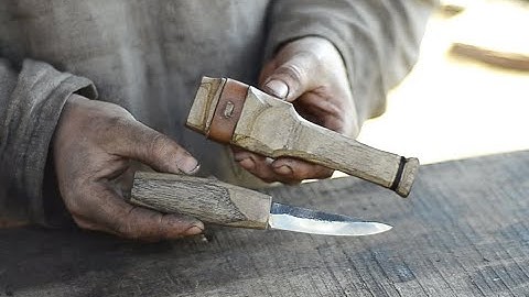Making puukko knife for sloyd and bushcraft