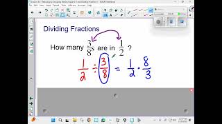 Saxon Course 1 - Lesson 54 - Reducing by Grouping Factors Equal to 1 and Dividing Fractions