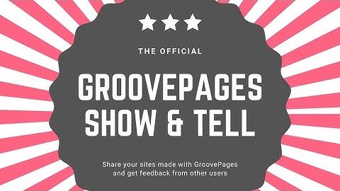 GroovePages Show & Tell #11