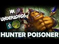 Trying the Hunter Poisoner Build | Dota Underlords Standard Match | Casual