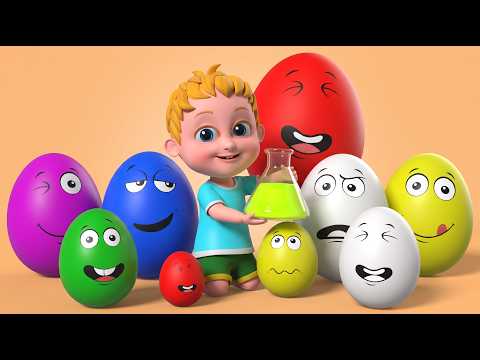 Colorful Eggs Surprise | Learn Colors for Kids | Kids Songs | Boo Boo Kids