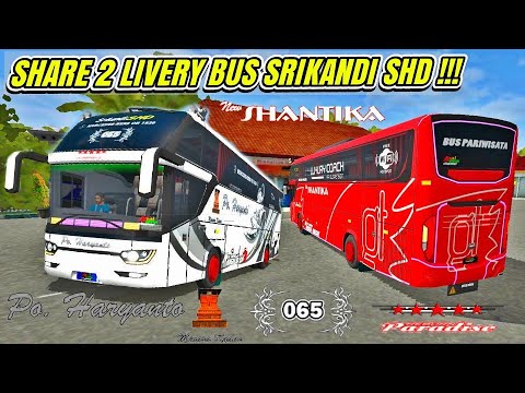 Livery Bus Srikandi Shd Pariwisata Livery Bus