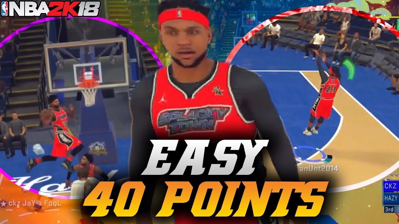 dat boi fifa Shooting Lights Out For 40 Points - Little Dunker Windmill Oop! NBA 2K18 Pro Am Gameplay