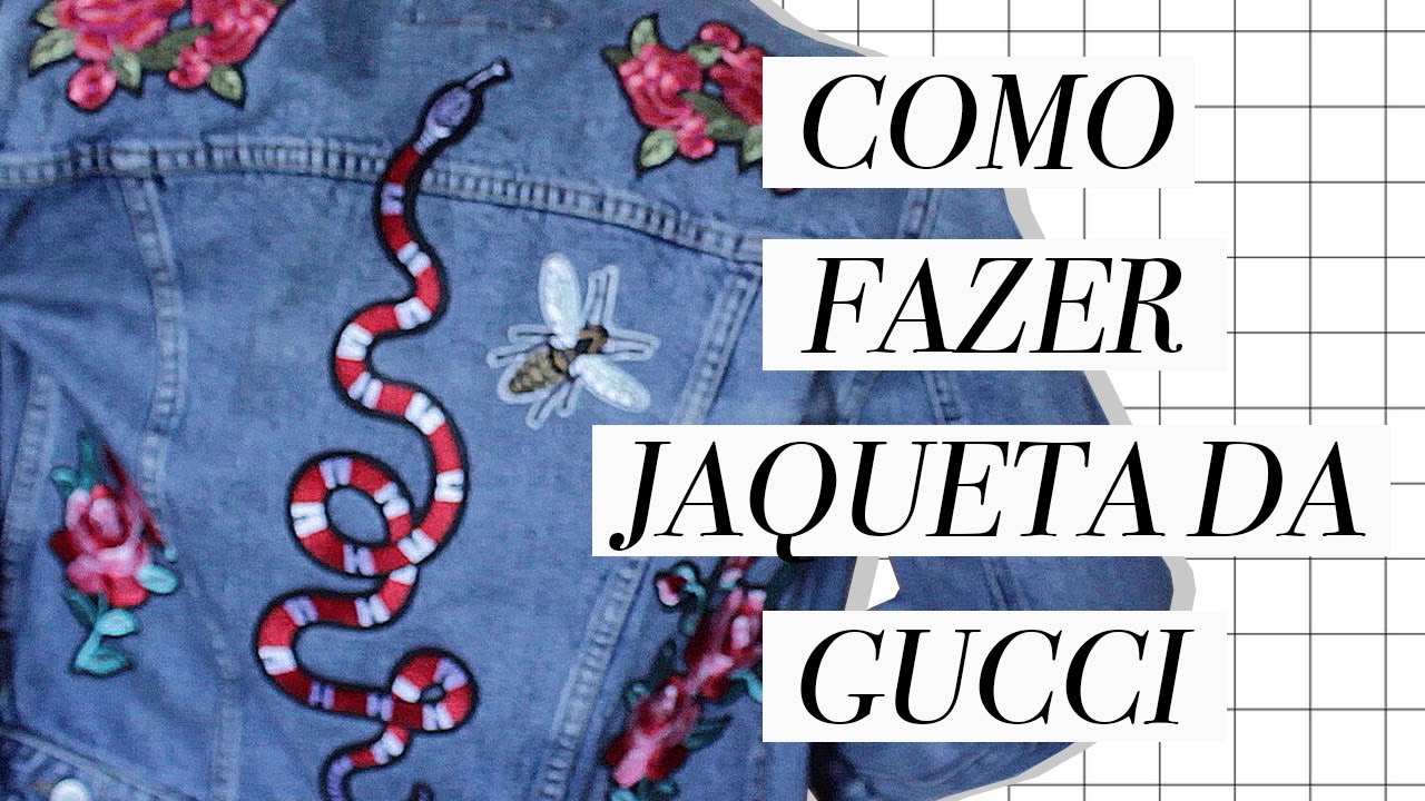 jaqueta jeans gucci feminina