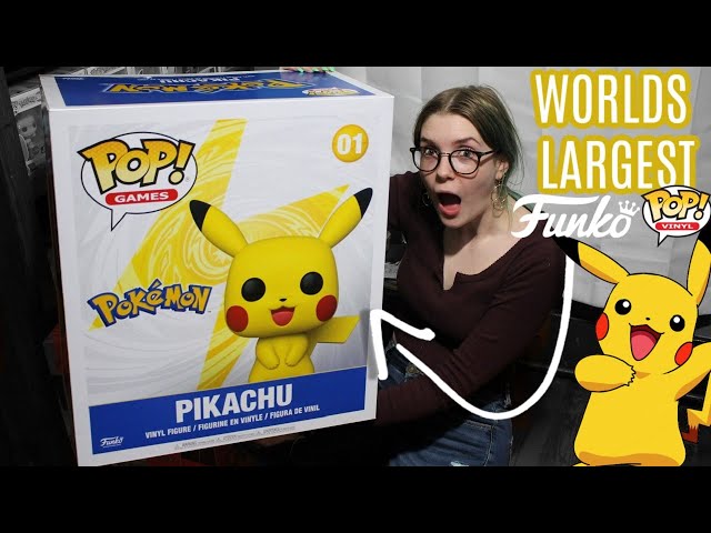 WORLDS LARGEST FUNKO POP?!  18 PIKACHU UNBOXING 